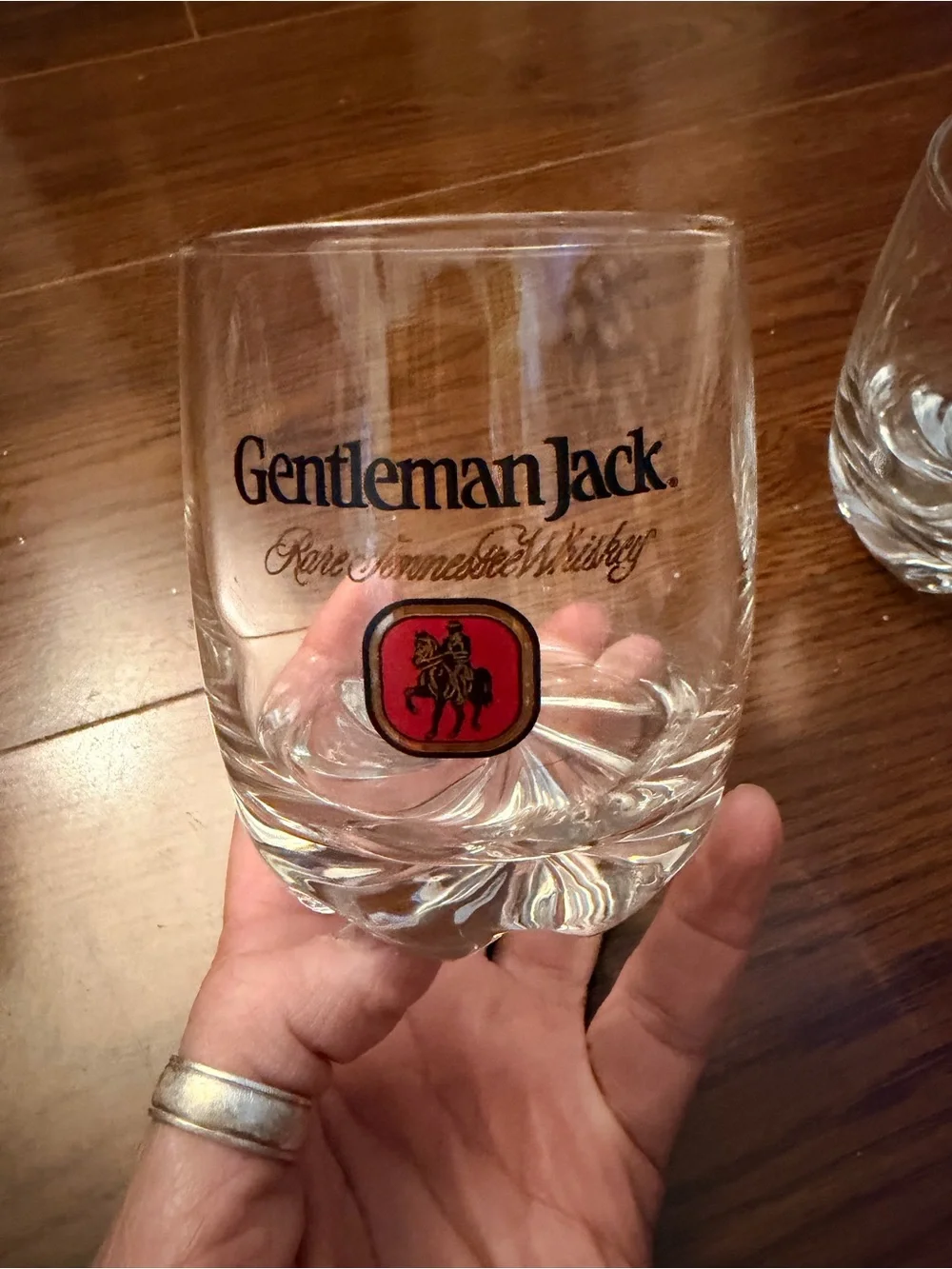Vintage Gentleman Jack Rocks Glasses - Set of 2